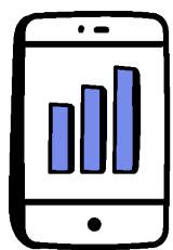 This image from a game industry report depicts a smartphone displaying a bar chart, which typically represents data or metrics. The increasing height of the bars suggests growth or improvement in a particular aspect, possibly related to game performance, user engagement, or revenue over time.