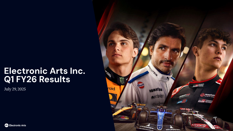 Cover of Electronic Arts Inc. Q1 FY26 Results