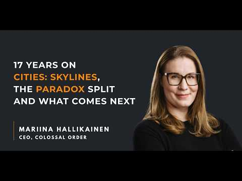 Cover of Colossal Order's Mariina Hallikainen on leaving Paradox and life after Cities: Skylines