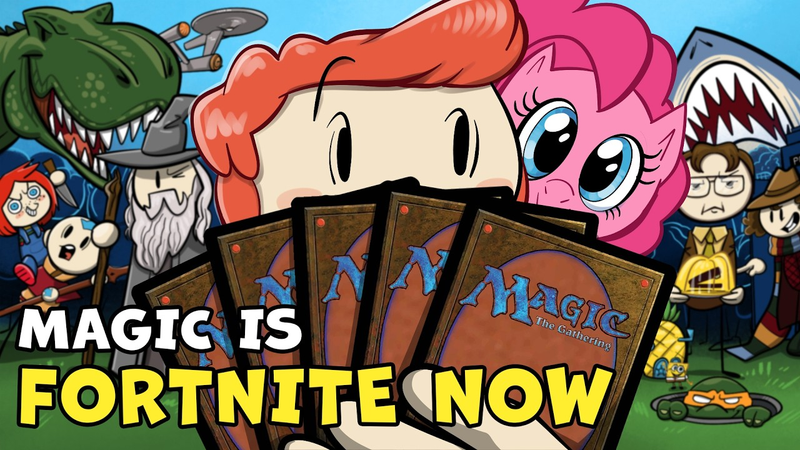 Cover of The Unintended Consequences of MTG's Universes Beyond | Extra Credits Gaming