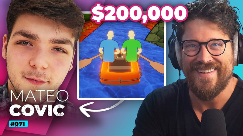 Cover of His Dream Game Flopped... And Then Made $200,000+ In 2 Months (w/ Mateo Covic) — Ep 71