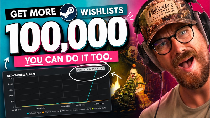 Cover of My Game Just Got 100,000 Wishlists... Here's How To Do It