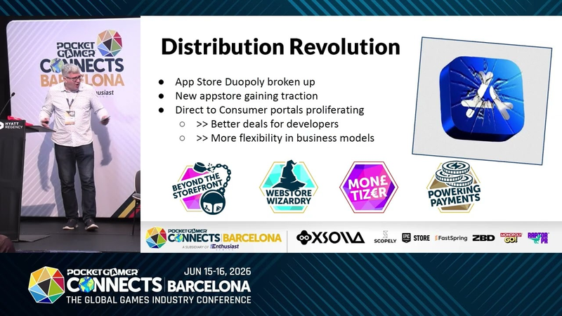 Cover of Welcome to Pocket Gamer Connects Barcelona 2026 - Chris James, Steel Media.