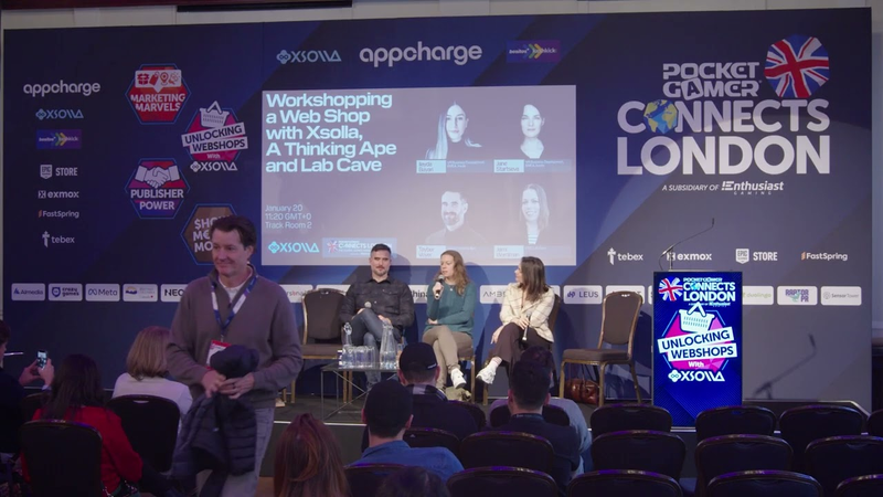 Cover of Panel/Workshop: Workshopping A Web Shop With Xsolla, A Thinking Ape & Lab Cave.