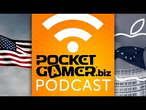 Cover of Week in Mobile Games E55 - Apple faces further EU fines and Trump tariffs chaos continues