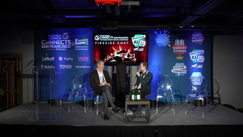 Cover of Fireside Chat: How AI is Shaking up Game Development in 2024, Craig Chapple SM & Tom Pigott, Ludo.ai