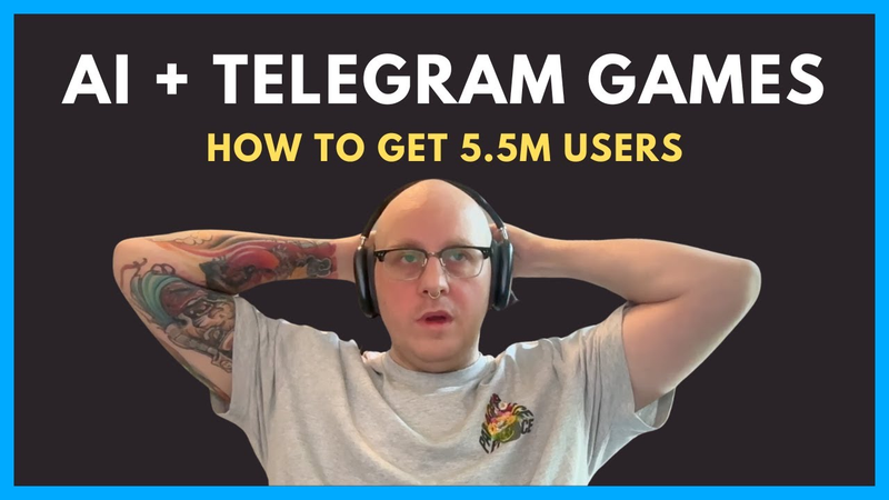 Cover of The BILLION User Goldmine: Gaming with AI + Telegram (DEEP DIVE)