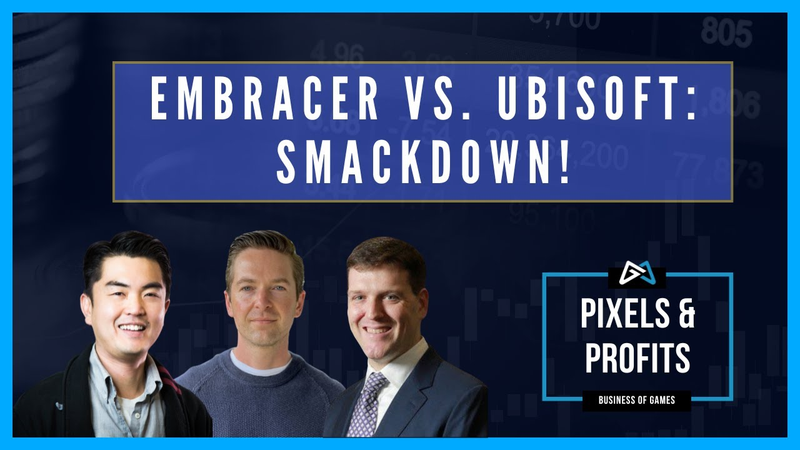 Cover of Embracer vs. Ubisoft: A Deep Dive into Two Struggling Gaming Giants (Pixels & Profits)