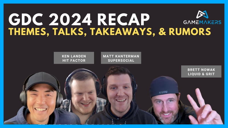 Cover of Game Developer Conference (GDC) 2024 Recap: Themes, GDC Talks, Takeaways, and Rumors