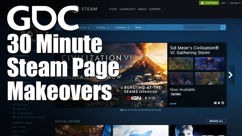 Cover of 30 Minute Steam Page Makeovers