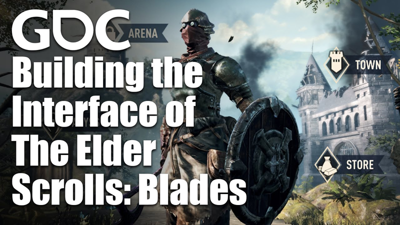 Cover of Building the Interface of The Elder Scrolls: Blades in Landscape and Portrait