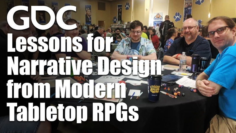 Cover of Lessons for Narrative Design from Modern Tabletop RPGs