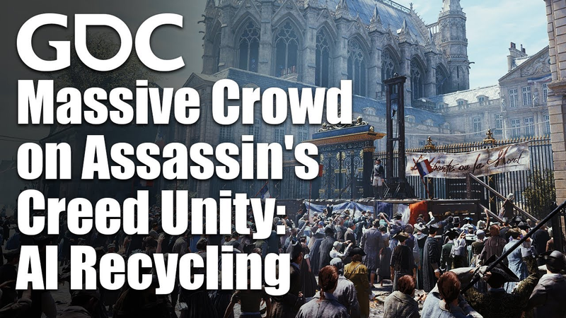 Cover of Massive Crowd on Assassin's Creed Unity: AI Recycling