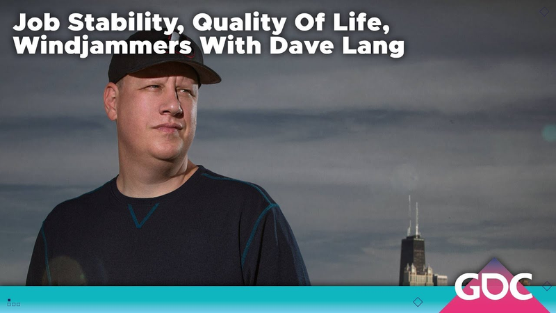 Cover of Job Stability, Quality Of Life, Windjammers With Dave Lang - GDC Podcast