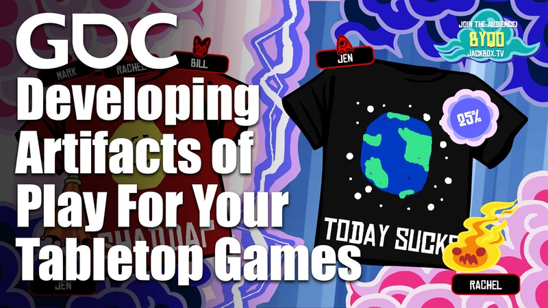 Cover of Developing Artifacts of Play For Your Tabletop Games