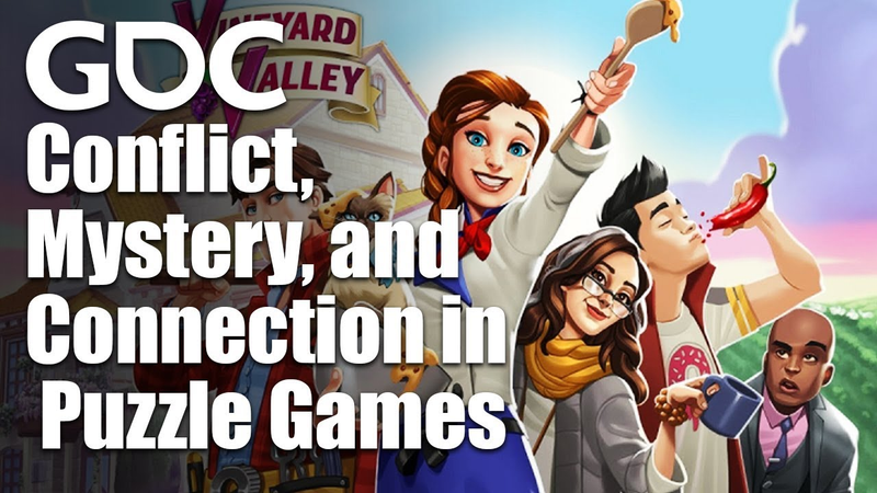 Cover of Game Narrative Summit: Conflict, Mystery, and Connection in Casual, Free to Play Puzzle Games