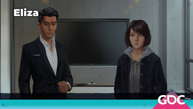 Cover of GDC Plays IGF Nominee Eliza with Matthew S. Burns