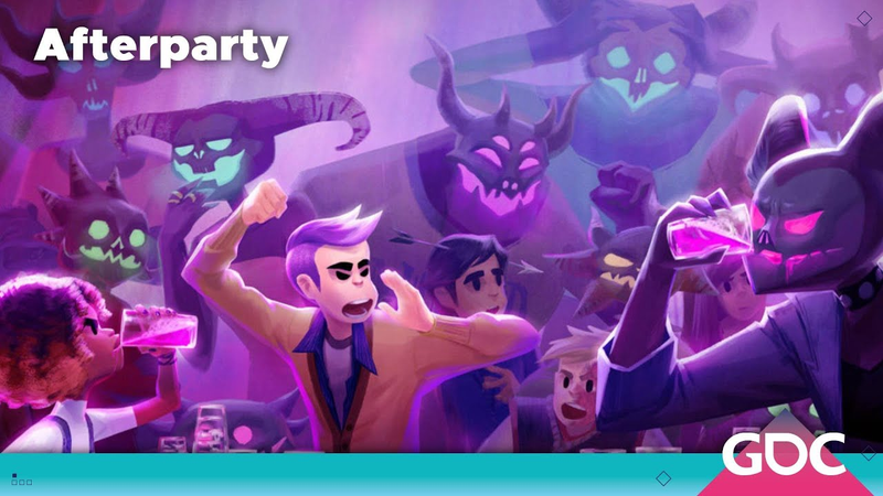 Cover of GDC Plays Afterparty with game director Adam Hines