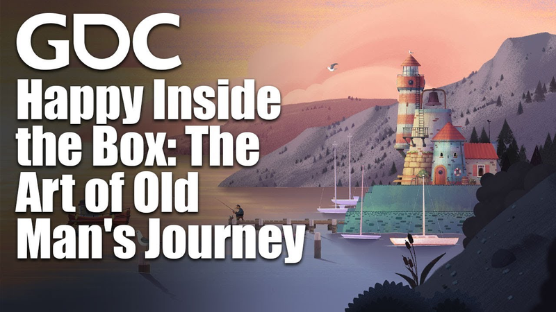 Cover of Happy Inside the Box: The Art of Old Man's Journey