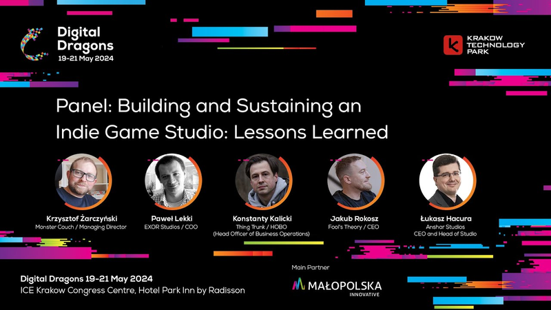Cover of Panel: Building and Sustaining an Indie Game Studio: Lessons Learned