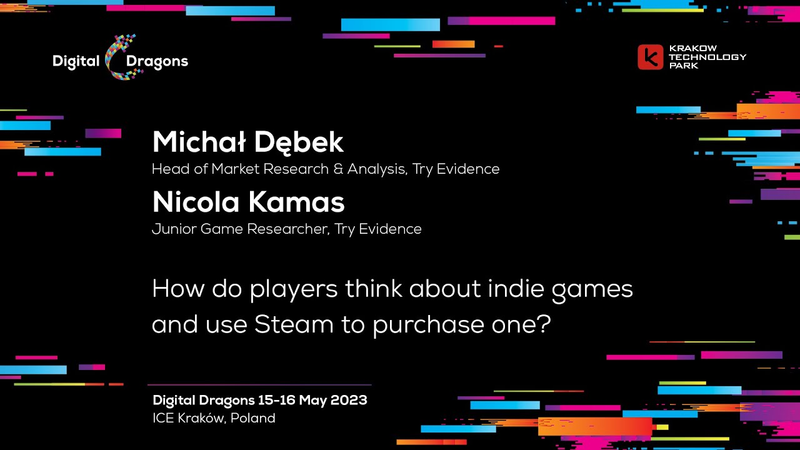 Cover of Michał Dębek, Nicola Kamas - How do players think about indie games and use Steam to purchase one?