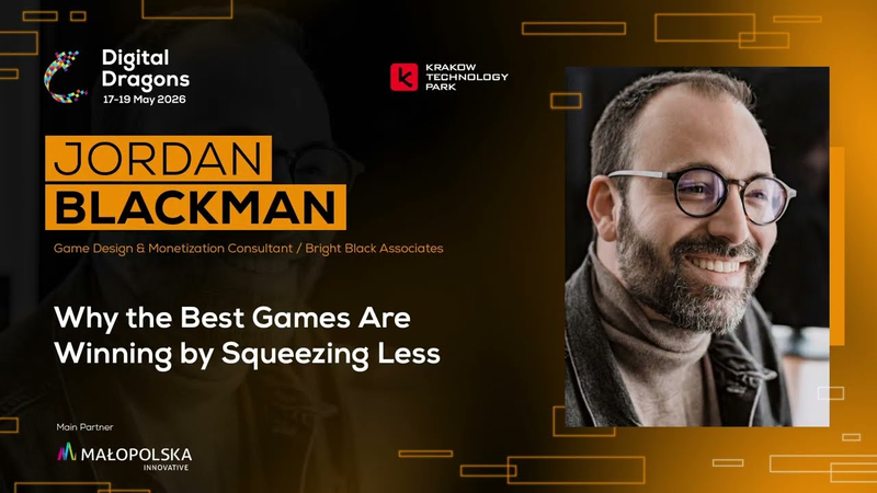 Cover of Mobile & F2P | Jordan Blackman | Why the Best Games Are Winning by Squeezing Less | DD 2026