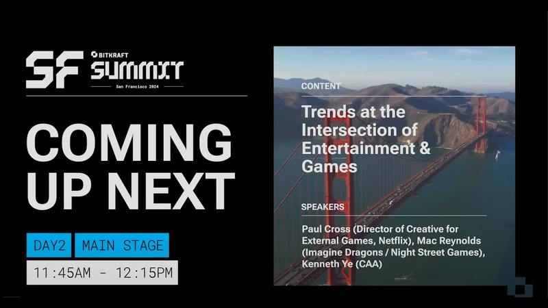 Cover of Trends at the Intersection of Entertainment & Games | BITKRAFT Summit 2024