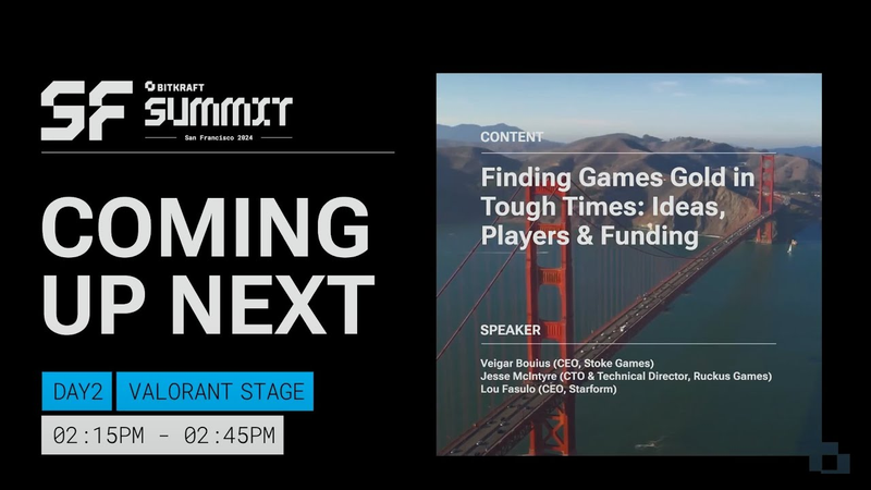 Cover of Finding Games Gold In Tough Times: Ideas, Players & Funding | BITKRAFT Summit 2024