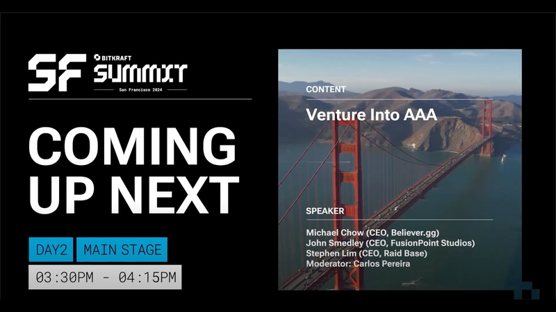 Cover of Venture into AAA | BITKRAFT Summit 2024