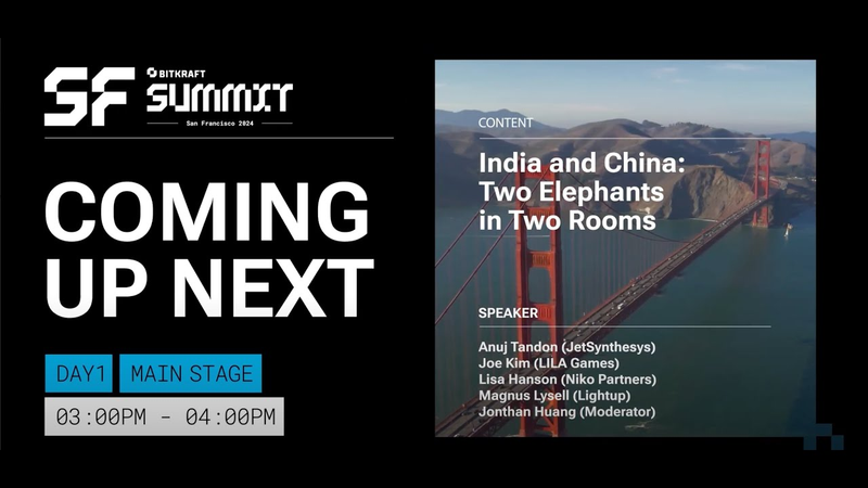 Cover of Games in India and China -Two Elephants in Two Rooms | BITKRAFT Summit 2024
