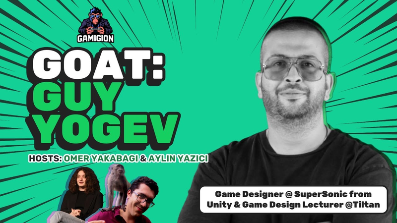 Cover of GOAT: GUY YOGEV aka Game Design Powerhouse