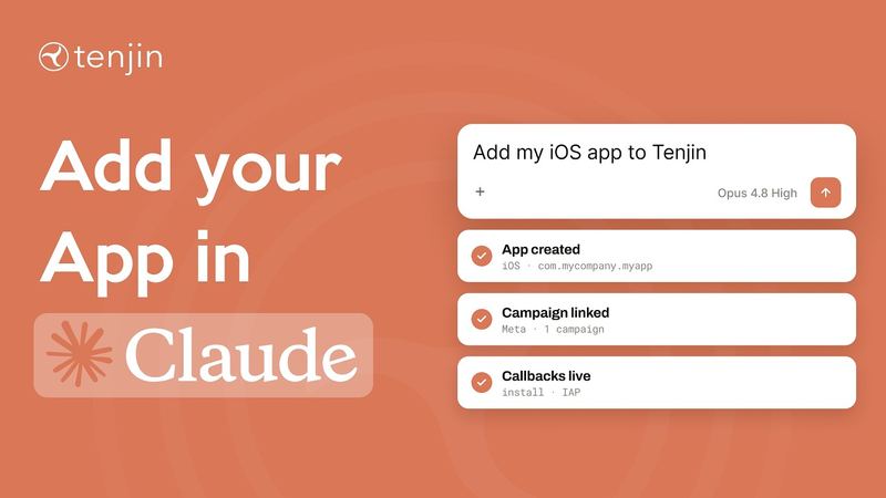Cover of How to Add an App to Tenjin Using Claude | MCP Server Tutorial