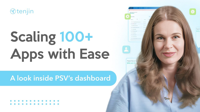 Cover of Scaling 100+ Mobile Games: PSV Game Studio Shows How They Use Tenjin