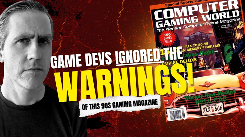 Cover of This Old Game Magazine Explains Why Most Games Fail Today
