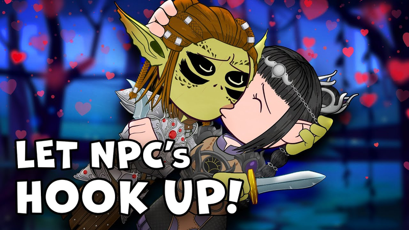 Cover of Can NPCs Fall In Love? | Extra Credits Gaming