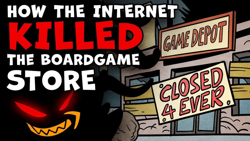 Cover of Internet Killed the Board Game Store - Extra Credits Gaming