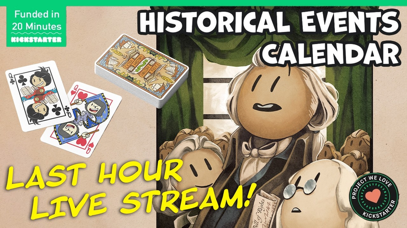 Cover of “History Happens Every Day” 2027 Kickstarter Wrap-Up Stream!