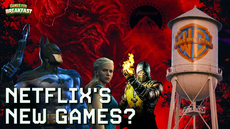 Cover of WB Game’s (Possible) Netflix Future, Mario Kart Patch & Game Awards Gossip | Games For Breakfast