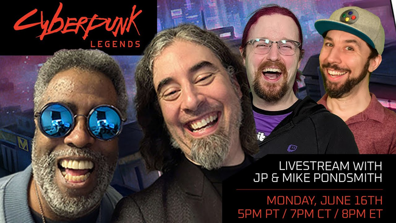 Cover of Cyberpunk: Legends FIRST GAMEPLAY LOOK with Mike Pondsmith and James Portnow