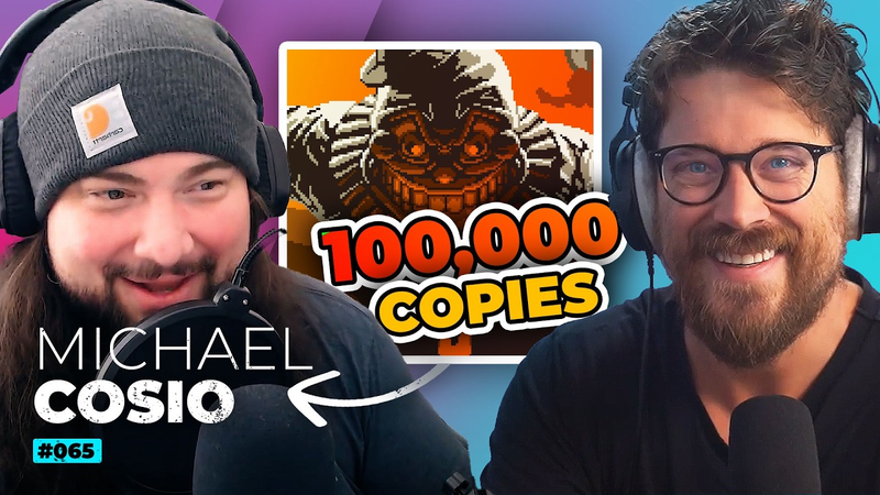Cover of How He Sold 100,000 Copies of His Games… Completely Alone (w/ Michael Cosio) — Ep 65