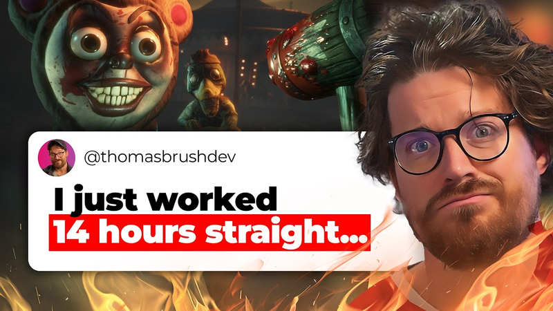 Cover of Why I Spend 14 Hours A Day Making My Indie Game
