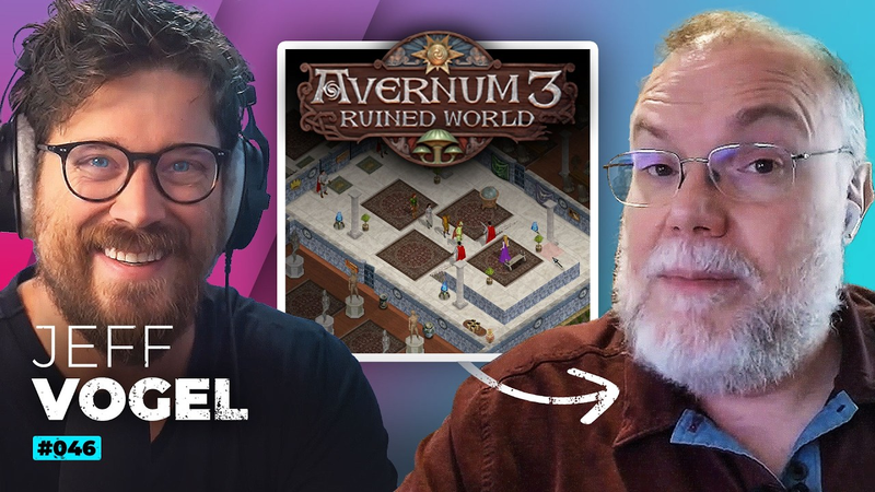Cover of Jeff Vogel: Making Games Alone For 30 Years, Unity vs Custom Engine, Indie Survival | Ep. #046