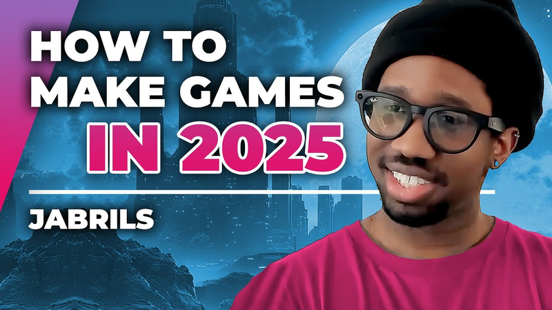 Cover of How To Make Games In 2025 (Jabrils) — Full Time Game Dev Podcast Ep. 041