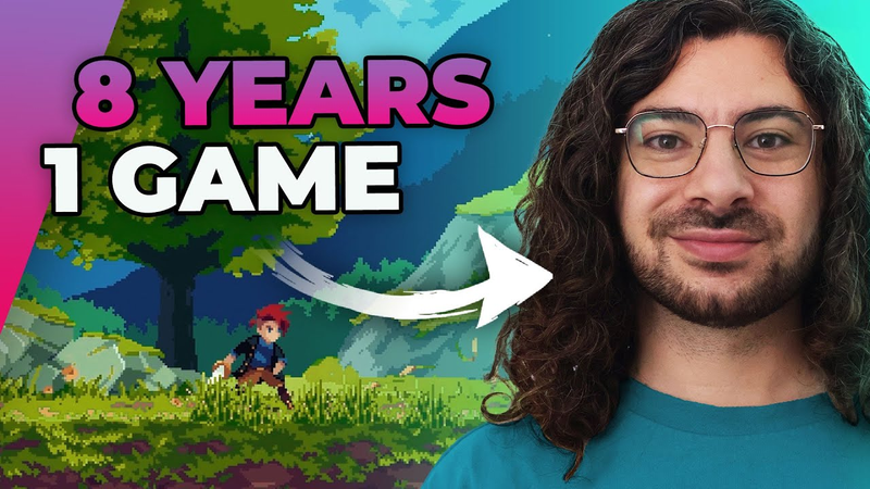Cover of Why He Spent 8 Years On A Single Game (Adam Younis) — Full Time Game Dev Podcast Ep. 040