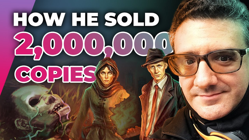 Cover of How He Sold 2,000,000 Copies Of His Games (Dave Gilbert) — Full Time Game Dev Podcast Ep. 039