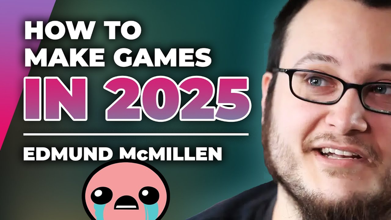 Cover of How To Make Indie Games In 2025 w/ Edmund McMillen — Full Time Game Dev Podcast Ep. 029