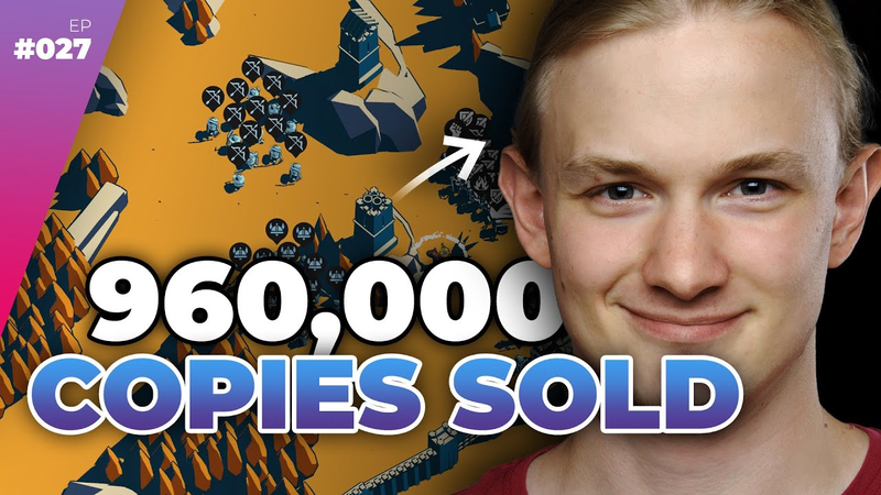 Cover of How He Sold Over 960,000 Copies Of His Games w/ @JonasTyroller — Full Time Game Dev Podcast Ep. 027