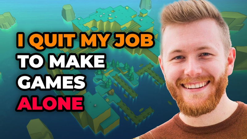Cover of I Quit My Job To Make Games ALONE — Full Time Game Dev Podcast Ep. 013