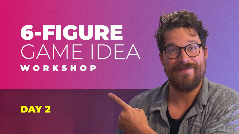 Cover of Six Figure Game Idea Workshop - Day #2