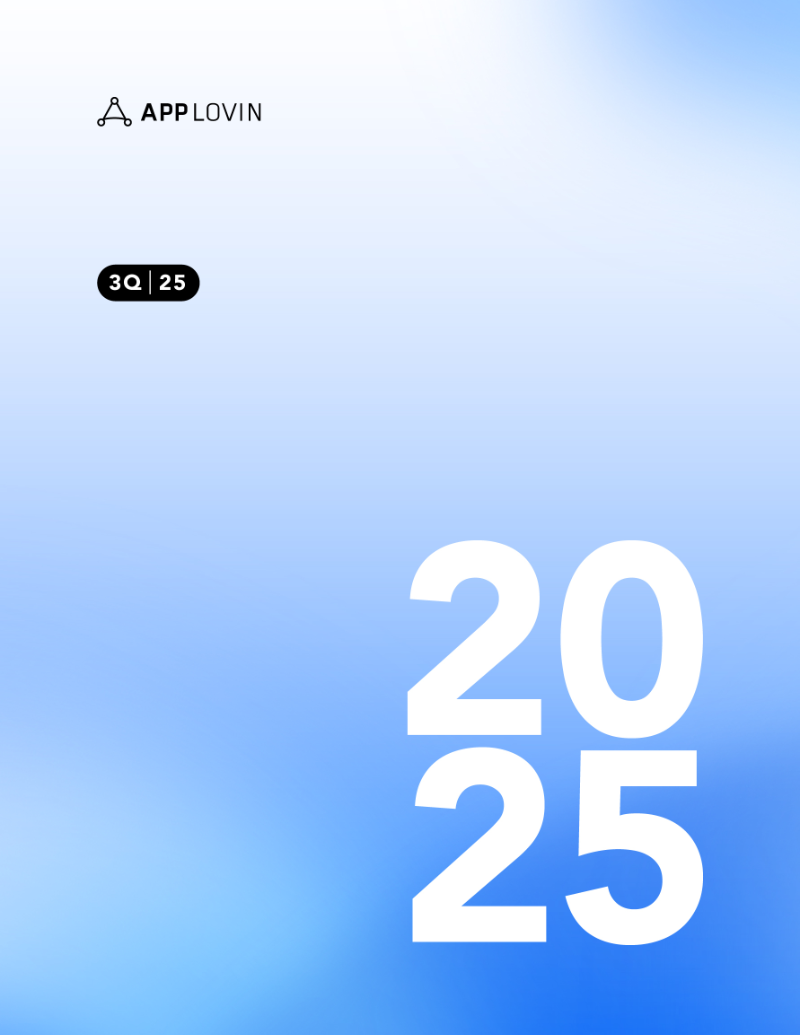 Cover of AppLovin Financial Update: 3Q 25